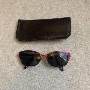 Fysh 3518 817 Designer Eyeglasses Frames UK 53-17 Purple